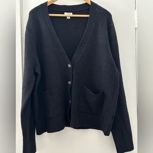 J. Crew Women's Classic Black Cardigan